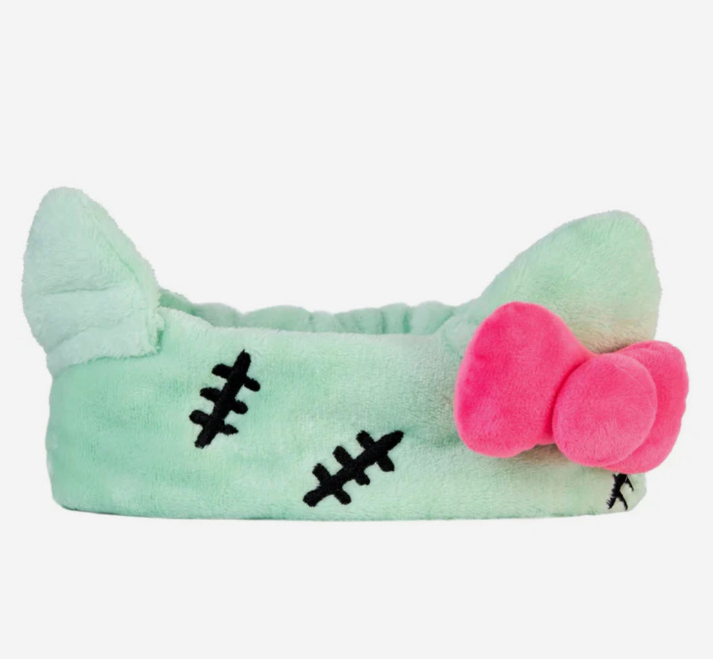 THE CREME SHOP HELLO KITTY FRANKENSTEIN HALLOWEEN- PLUSH SPA HEADAND