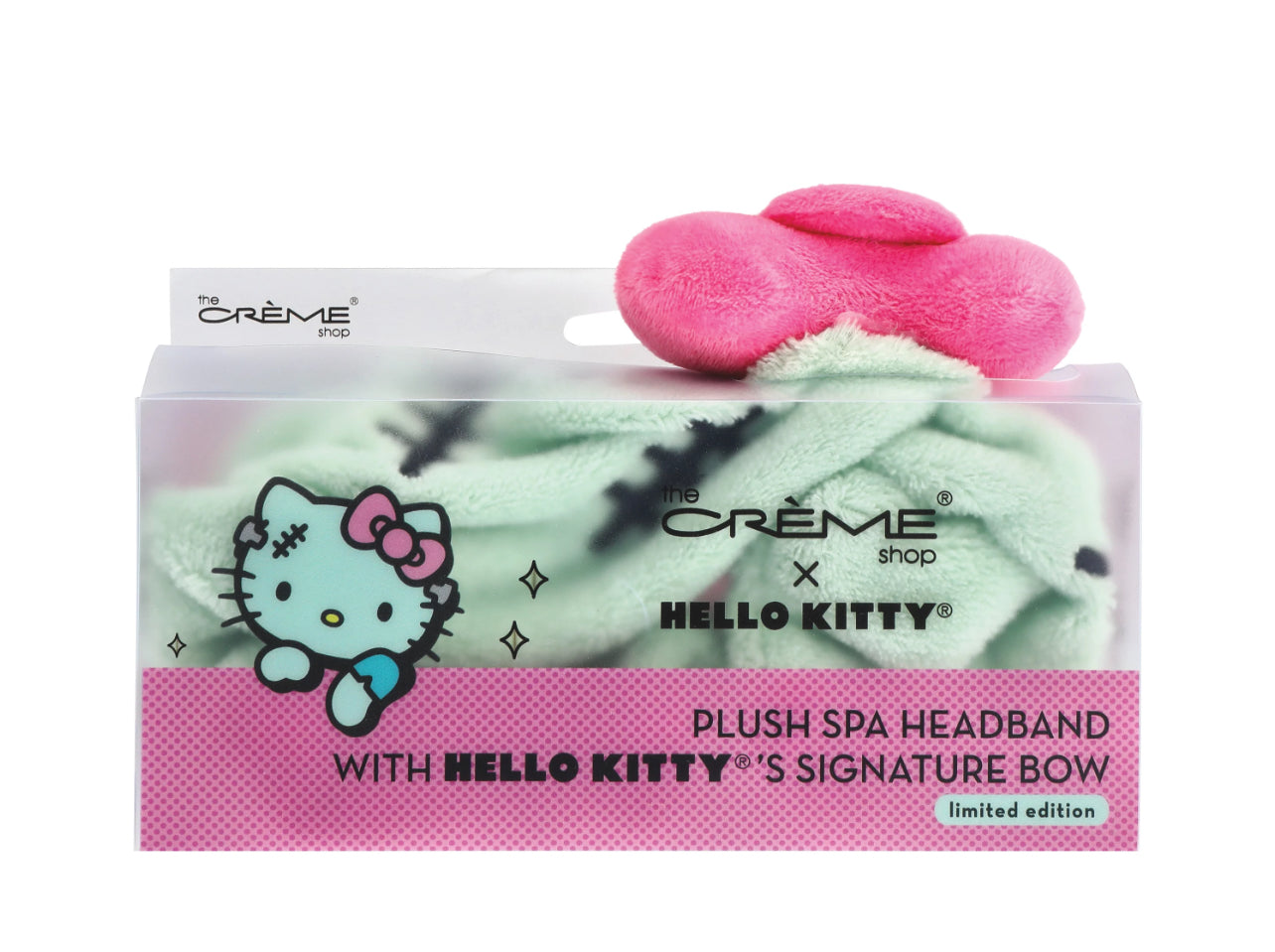 THE CREME SHOP HELLO KITTY FRANKENSTEIN HALLOWEEN- PLUSH SPA HEADAND