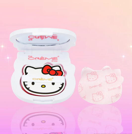 The Crème Shop x Hello Kitty Blotting Papers + Reusable Compact Mirror