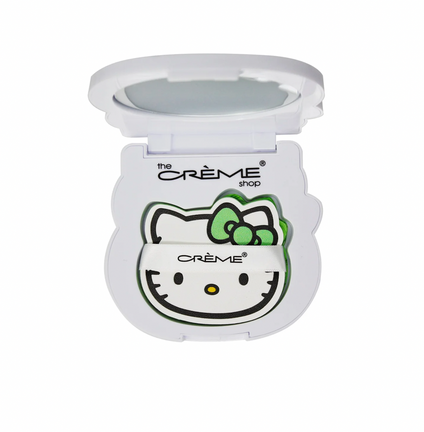 The Crème Shop x Hello Kitty Matcha Blotting Papers + Reusable Compact Mirror