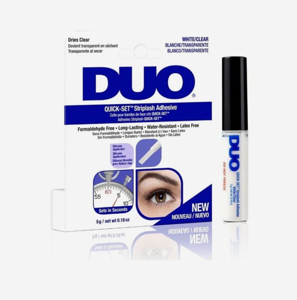 DUO - GLUE WHITE/CLEAR QUICK-SET STRIPLASH ADHESIVE